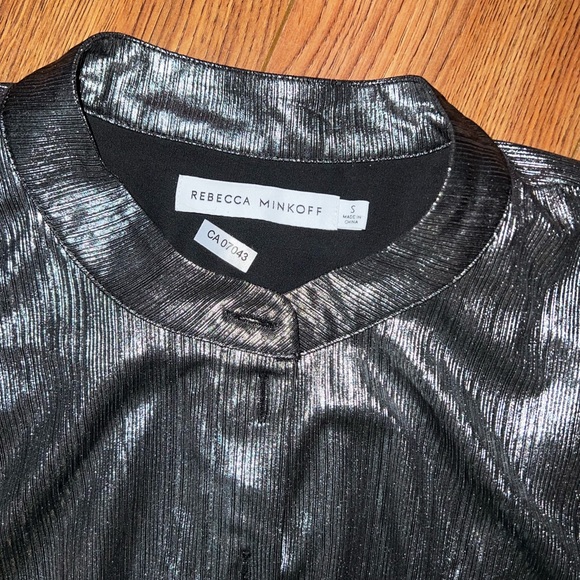 Rebecca Minkoff Metallic silver Sleeveless Dress - Picture 2 of 3